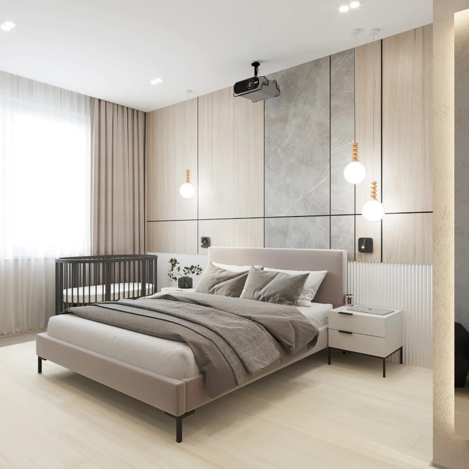 Проект дизайна интерьера апартаментов на Южном Берегу Крыма площадью 75м2